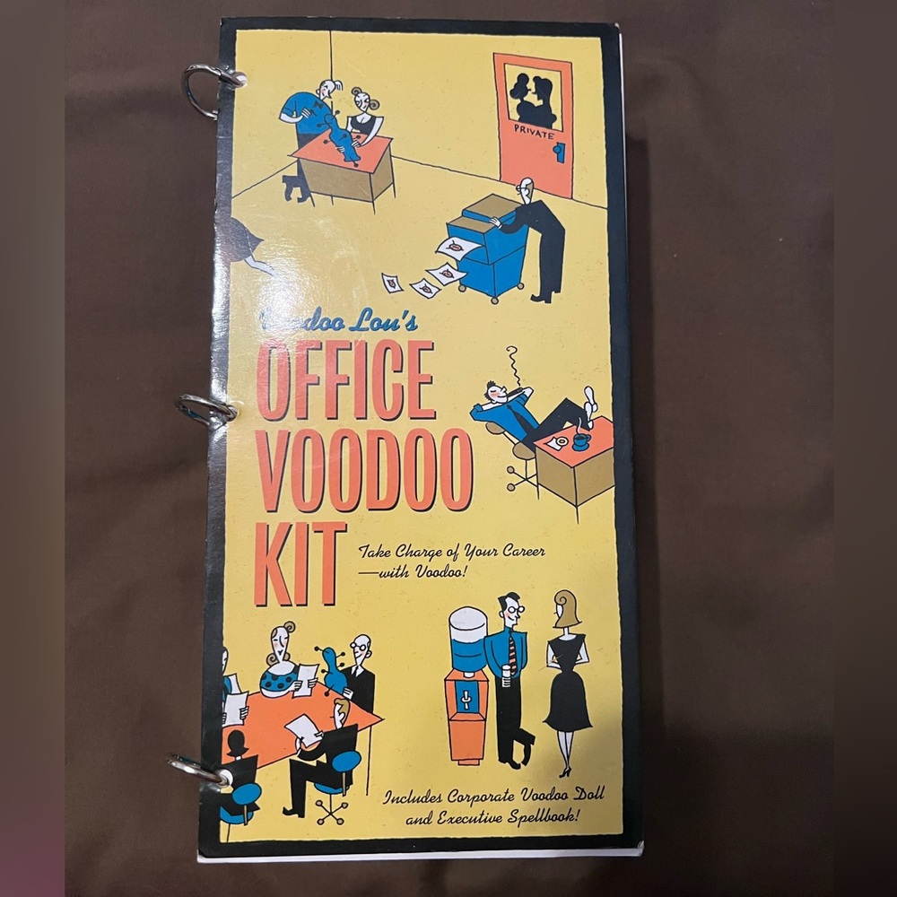 VOODOO LOU’s Office Voodoo Kit  Humorous Instruction Manual and Voodoo Doll Incl - Picture 14 of 14